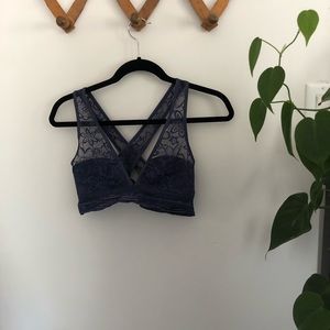 Lightly padded lace bralette